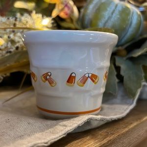Longaberger Halloween Candy Corn votive holder